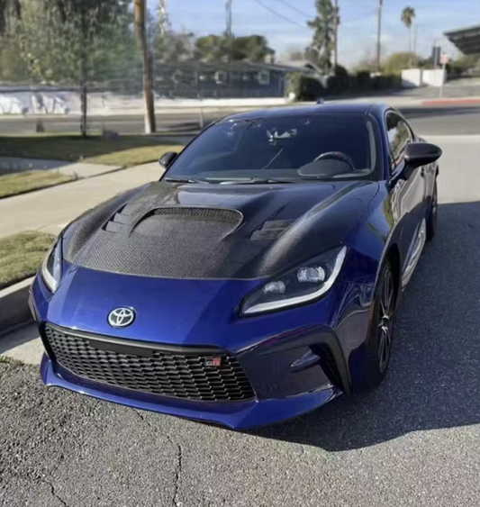 STI-Style Vented Carbon Fiber Hood for 2022+ Subaru BRZ / Toyota GR86 – Special Order