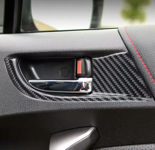 Carbon Fiber Inner interior Handle Trim Cover for Subaru BRZ / Toyota GT86 (2013–2020)