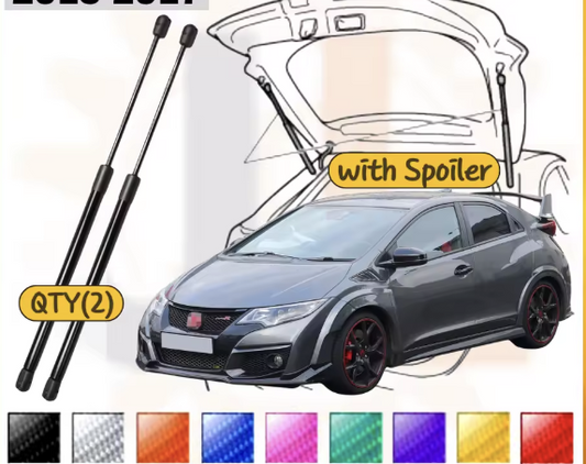 Carbon Fiber Trunk Struts for Honda Civic Hatchback Models –  Gas Spring Shocks