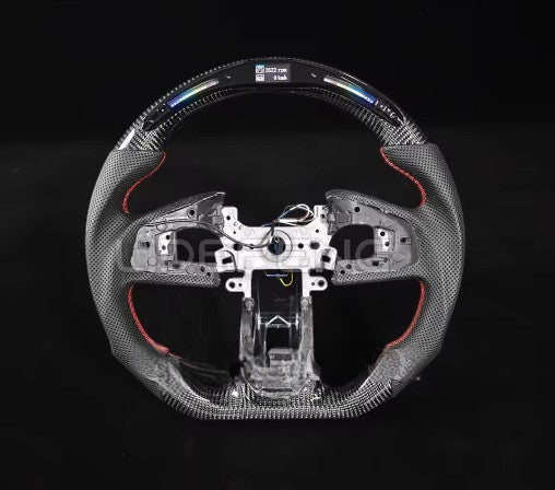 Carbon Fiber LED Steering Wheel – For Honda Civic FC/FK & Type R (2016–2021)