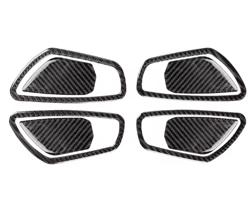 Carbon Fiber Interior Door Handle Panel Trim – For Honda Civic 10th Gen (2016–2020)