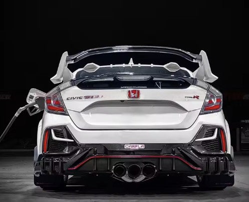 Carbon Fiber Mugen Style Rear Diffuser Kit    – Honda Civic FK8 Type R (2017–2020)