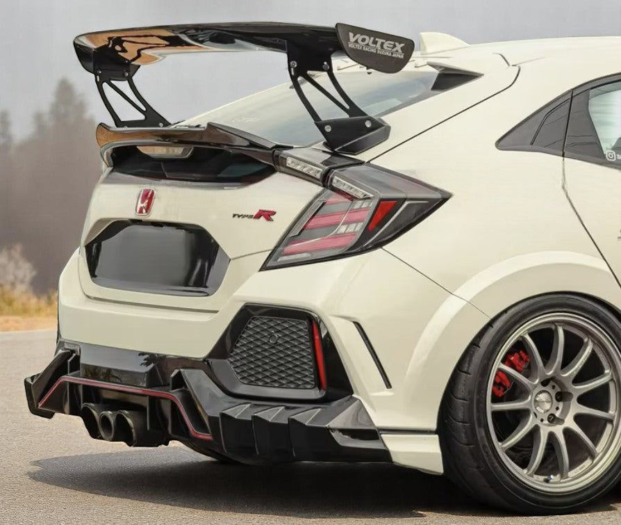 Carbon Fiber Mugen Style Rear Diffuser Kit    – Honda Civic FK8 Type R (2017–2020)