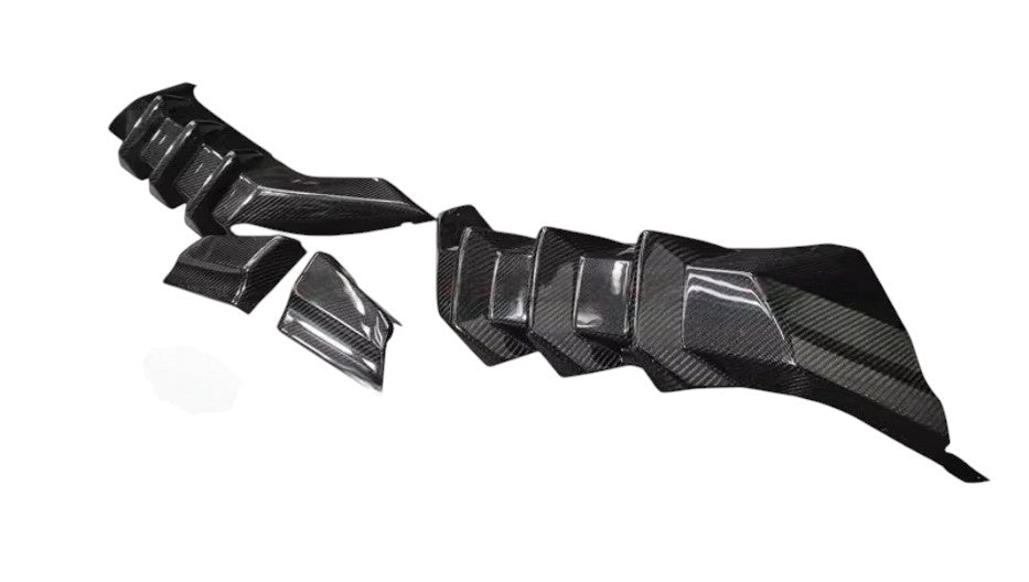Carbon Fiber Mugen Style Rear Diffuser Kit    – Honda Civic FK8 Type R (2017–2020)