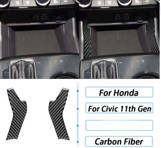 Carbon Fiber Side Tunnel Trim Panels – For Honda Civic 11th Gen (2022+