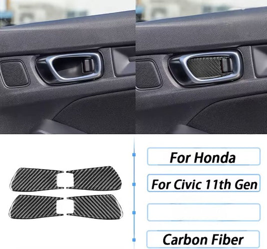 Carbon Fiber Inner Door Handle Trim Kit – For Honda Civic 11th Gen (2022+