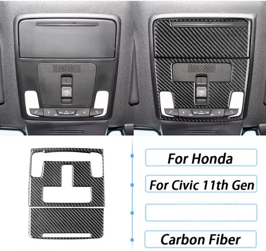 Carbon Fiber Overhead Console Trim Cover – For Honda Civic 11th Gen (2022+