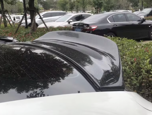 SC Style Carbon Fiber Rear Roof Spoiler – For Hyundai Veloster (2011–2018)