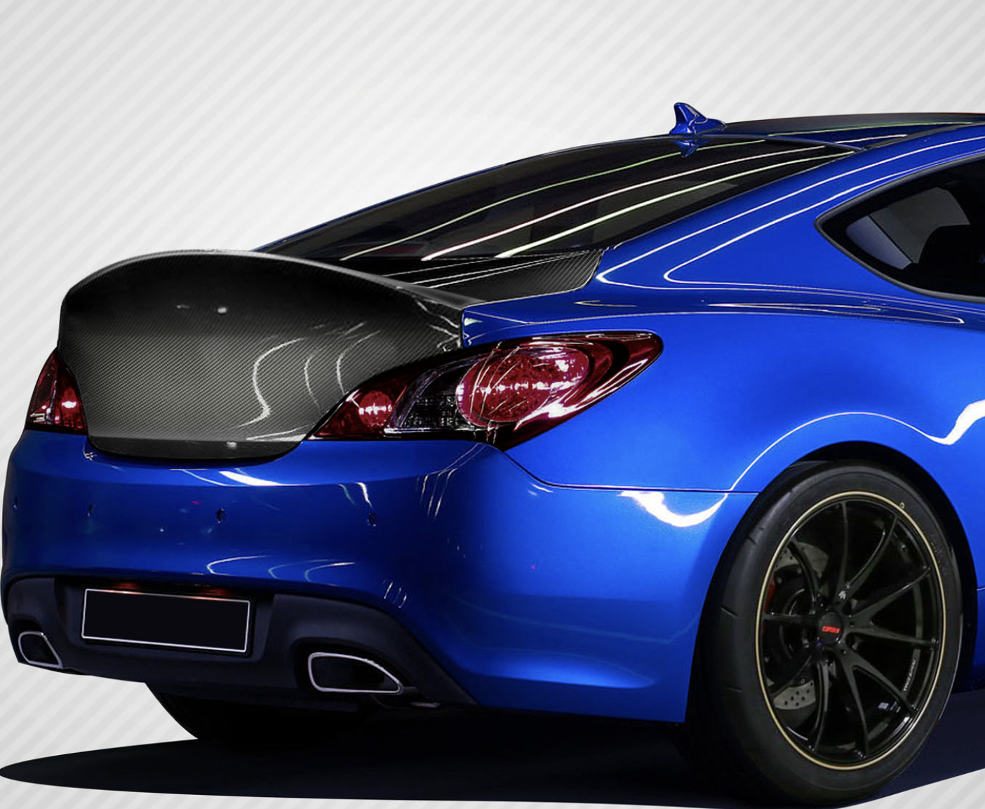 Carbon Fiber Ducktail Trunk – For Hyundai Genesis Coupe (2010–2016)