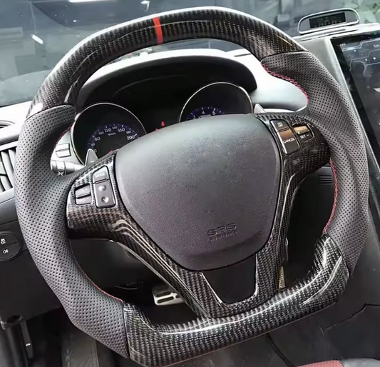 Carbon Fiber Performance Steering Wheel – Hyundai Genesis Coupe (2010–2016)