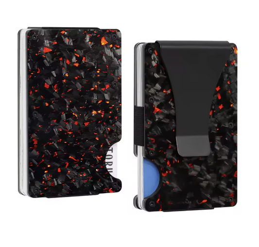 Forged Carbon Fiber Slim Wallet – Minimalist Card Holder