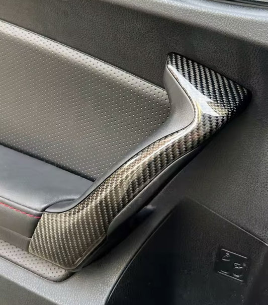 Carbon Fiber Interior Door Handle Trim replacement ForGT86 / Subaru BRZ (2013–2020)
