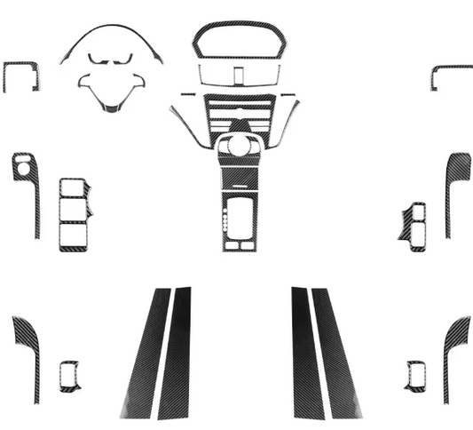 Full Carbon Fiber full Interior Trim Kit - Acura TL (4th Gen)