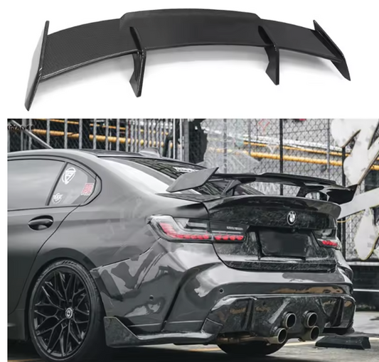 BMW M Style Carbon Fiber Rear Wing