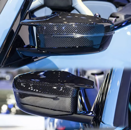 BMW G8X M3/M4/i4 Carbon Fiber Mirror Cap Replacements