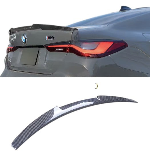 BMW G22 / G82 M4 Style Carbon Fiber Trunk Spoiler