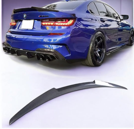 BMW G20 M340i / G80 M3 M4 Style Carbon Fiber Trunk Spoiler