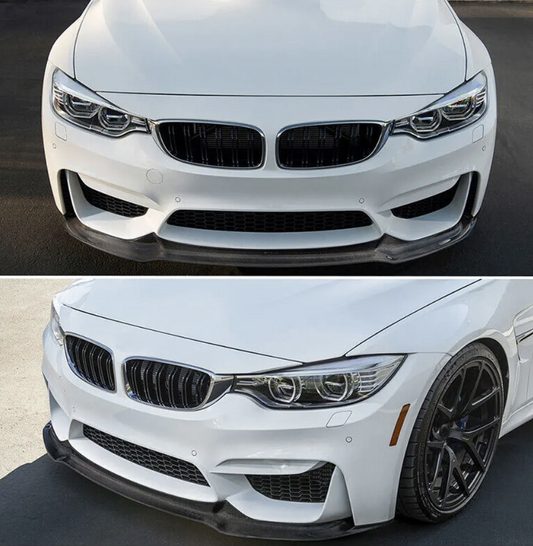 V Style Carbon Fiber Front Bumper Chin Lip F8X
