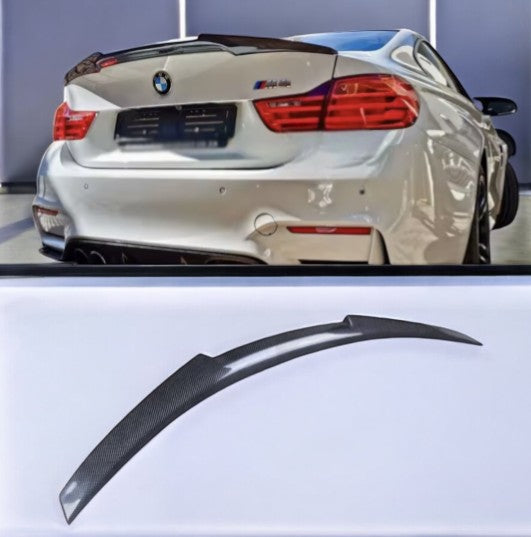 M4 Style Carbon Fiber Rear Trunk Spoiler For BMW F82