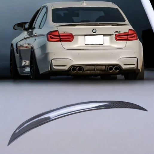 P Style Carbon Fiber Rear Trunk Spoiler  For BMW 3 SerieS