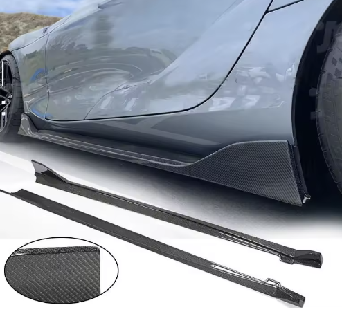 Carbon Fiber KZ Style Side Skirts Aero Kit – For Toyota Supra A90
