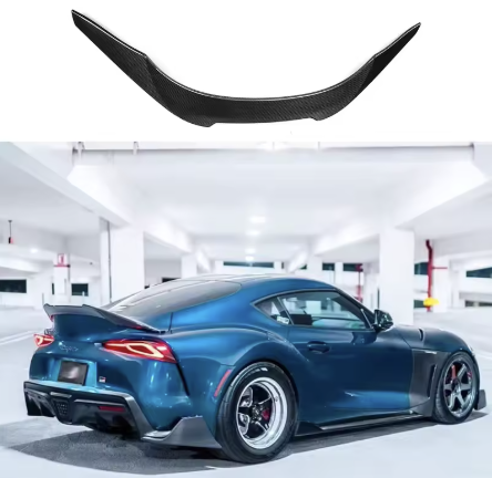 V Style Real Carbon Fiber Trunk Spoiler – Toyota Supra A90 MK5