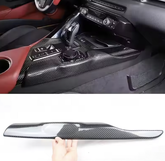 Carbon Fiber Center Console Side Trim – For Toyota GR Supra A90 / A91 MK5