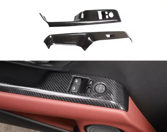Carbon Fiber Window Lift Switch Panel – For Toyota GR Supra A90/A91