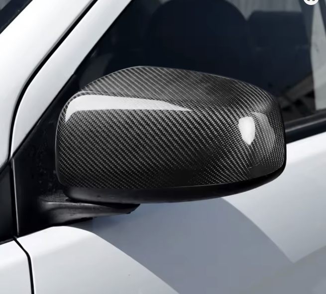 Carbon Fiber Mirror Cover Caps – For Mitsubishi Lancer EX / EVO X
