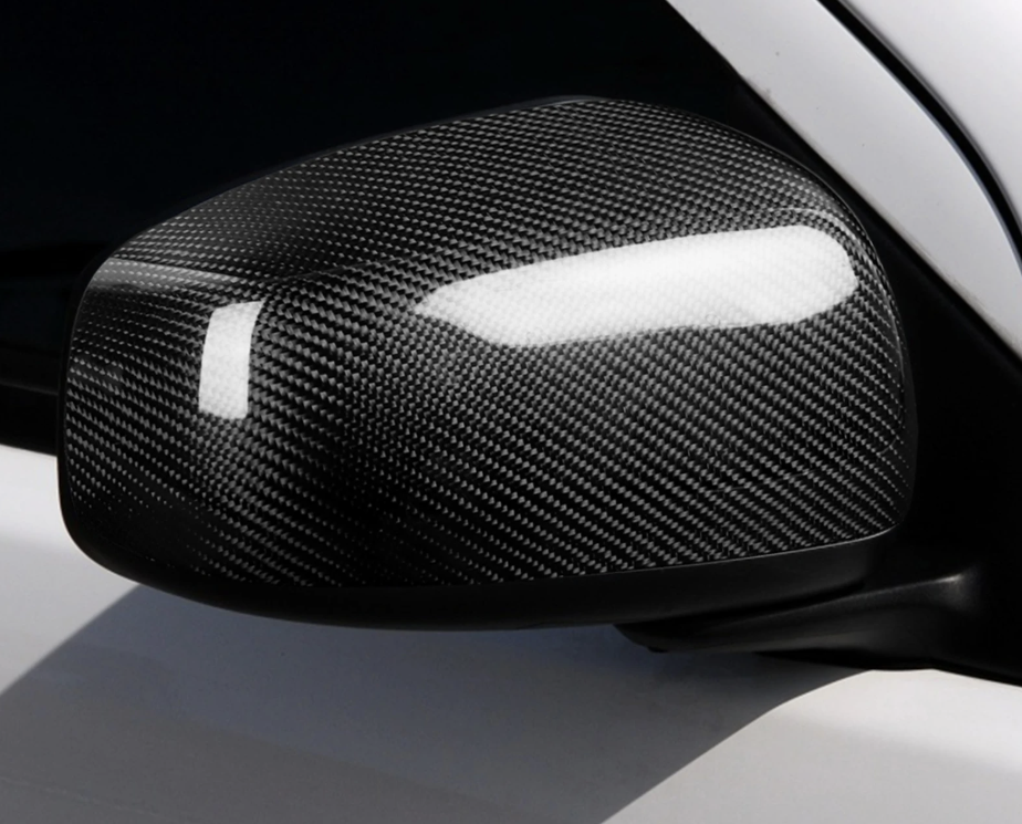 Carbon Fiber Mirror Cover Caps – For Mitsubishi Lancer EX / EVO X