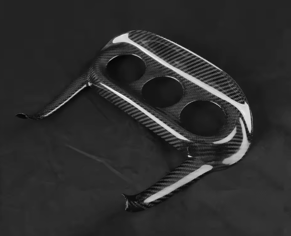 Carbon Fiber Climate Control Trim Cover – For Mitsubishi Lancer EVO X