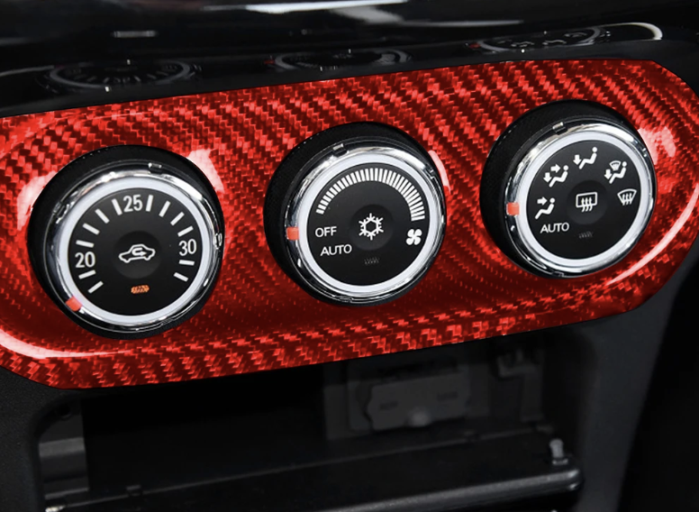 Carbon Fiber Climate Control Trim Cover – For Mitsubishi Lancer EVO X