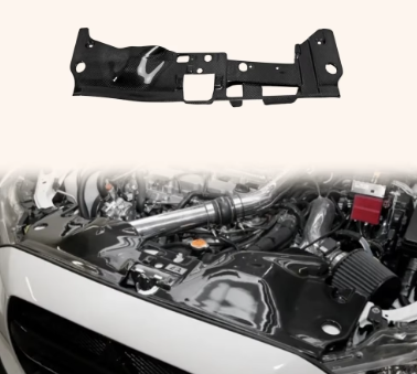 Carbon Fiber Radiator Cooling Plate / Shroud Cover – For Mitsubishi Lancer EVO X