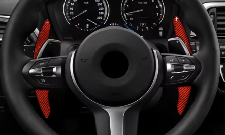 Carbon Fiber Steering Wheel Paddle Shifters for BMW F-Series