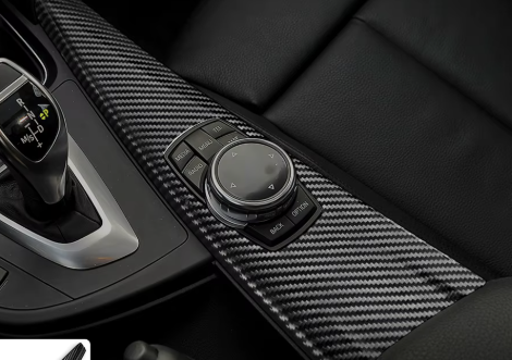 Carbon Fiber Multimedia Center Dash Cover for BMW F30/F80/F32