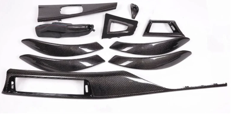 Carbon Fiber Dashboard & Interior Trim Set (LHD) for BMW