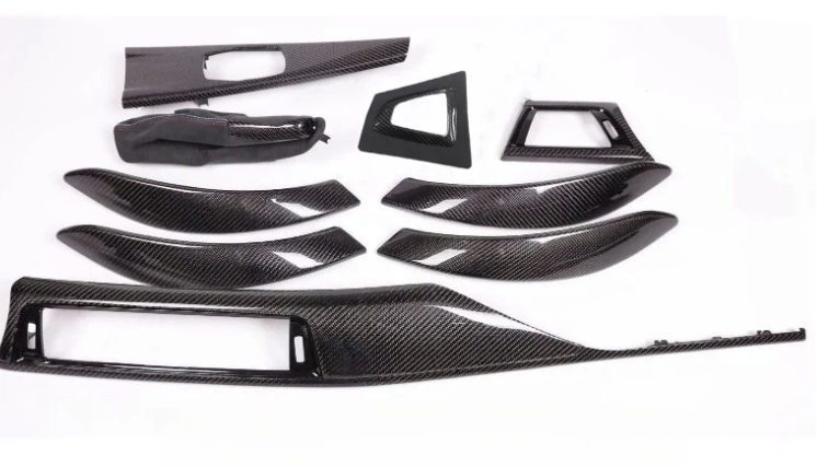 Carbon Fiber Dashboard & Interior Trim Set (LHD) for BMW
