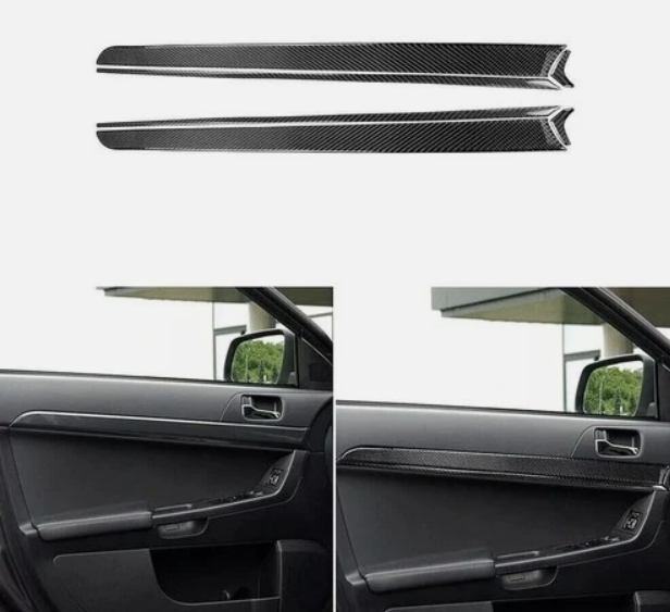 60PCS Carbon Fiber Interior Trim Kit – For Mitsubishi Lancer EVO 2008–2016