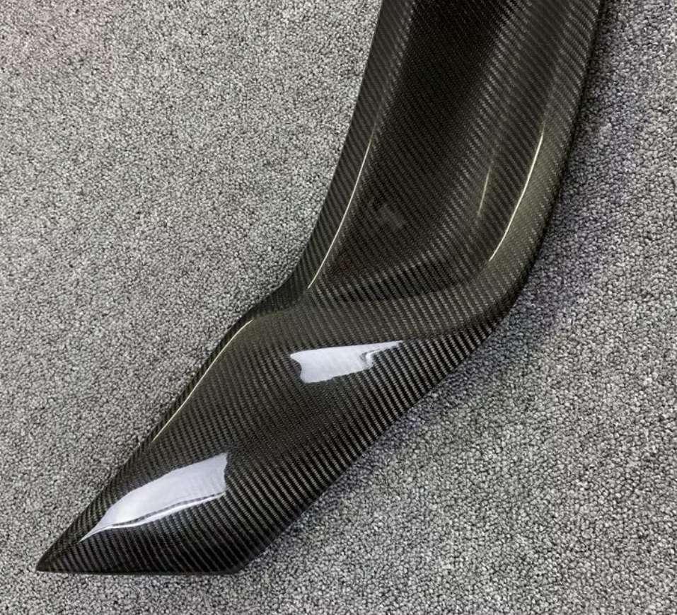 Wing Type Rear Genesis Carbon Fiber Rear Wing Spoiler – R Style – For Hyundai Genesis Coupe ...