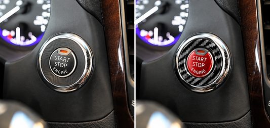 Infiniti Q50/Q60 Carbon Fiber Push-Start Button Overlay