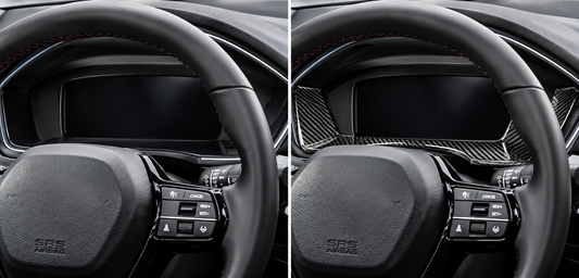 Honda Civic Carbon Fiber Gauge Cluster Trim (2022–2025)