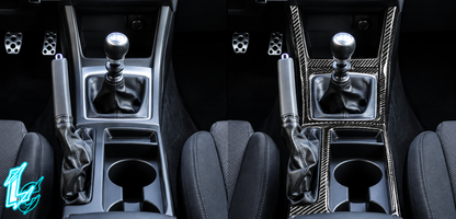 Subaru WRX Carbon Fiber Center Console Trim (2015–2021, LHD)