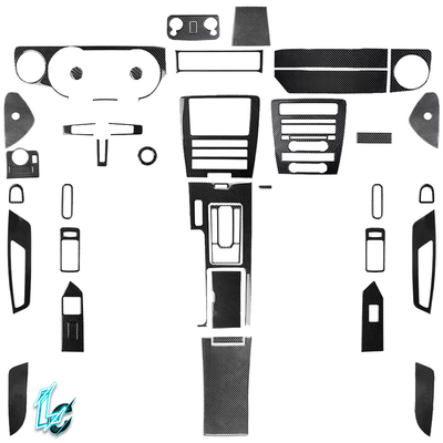Ford Mustang 2009–2014- 34PCS Carbon Fiber Gear & Interior Trim Set