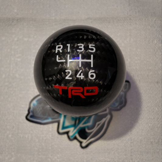 GR/TRD Racing Carbon Fiber Gear Shift Knob for GT86/BRZ