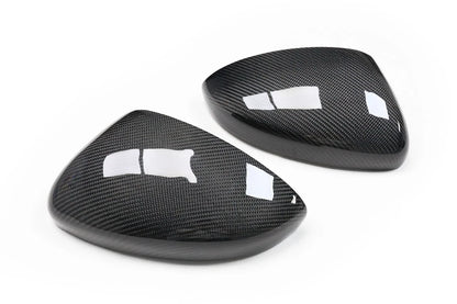 REAL CARBON FIBER SIDE MIRROR COVER REPLACEMENT W/O LIGHT FOR 18-22 HONDA ACCORD