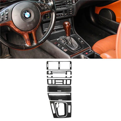 BMW E46 Carbon Fiber Interior Trim Kit, 40pc