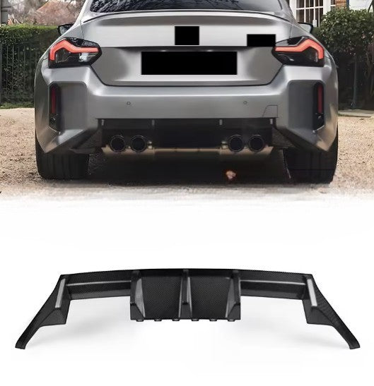 BMW G87 M2 Performance Style Carbon Fiber Rear Diffuser