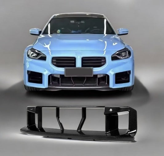 BMW G87 M2 Dry Carbon Fiber Front Center Bumper Grill Trim